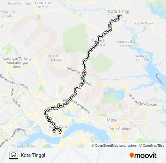 T10 Bus Line Map