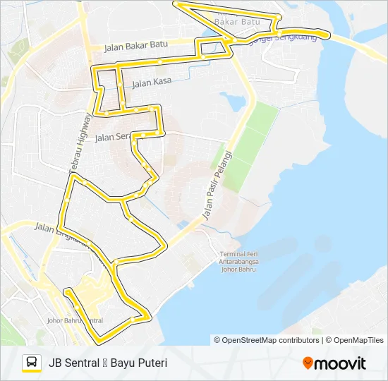 CT Bus Line Map