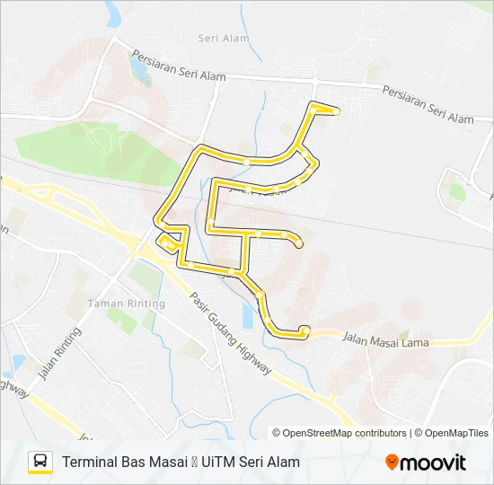 F200 Bus Line Map