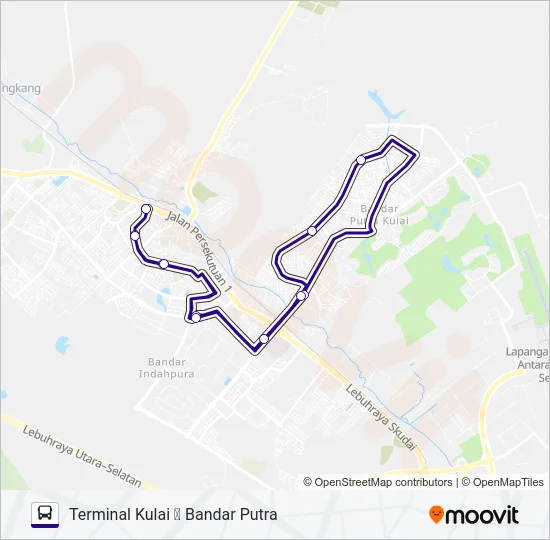 P401 Bus Line Map