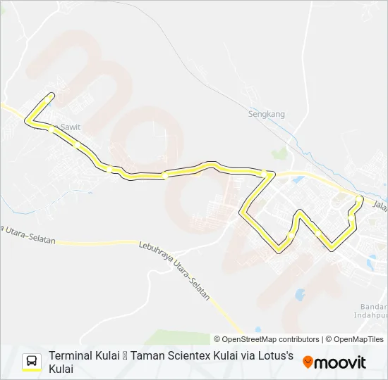 P412 Bus Line Map