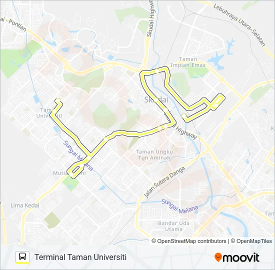 P214 Bus Line Map