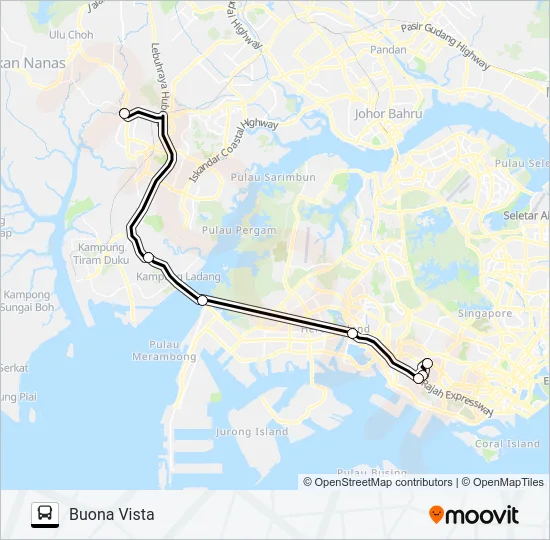 TS6 (TRANSTAR) Bus Line Map