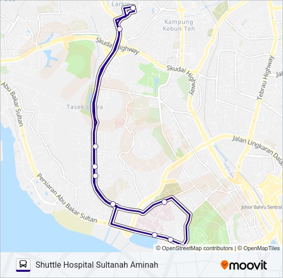 HSA Bus Line Map