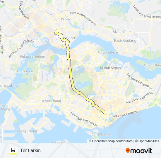 CW2 Bus Line Map