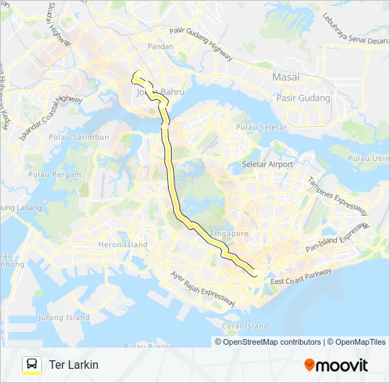 CW2 Bus Line Map