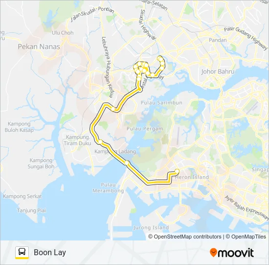 CW6 Bus Line Map