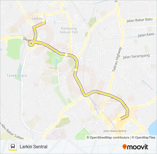 CWL Bus Line Map