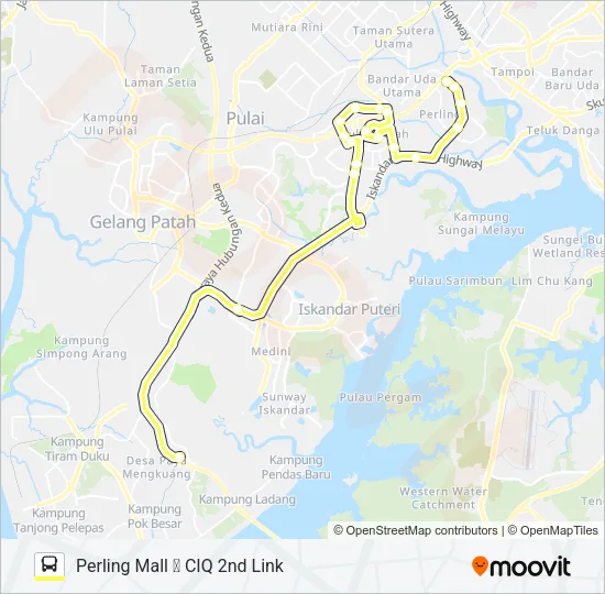 CW3L Bus Line Map