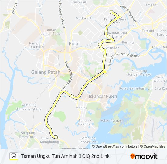 CW3S Bus Line Map