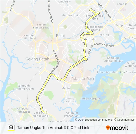 CW3S Bus Line Map