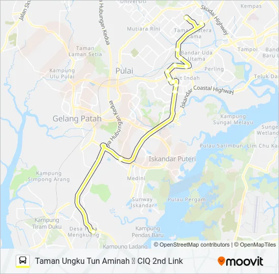 CW3S Bus Line Map