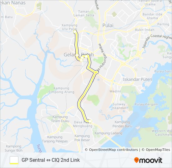 CW4G bus Line Map