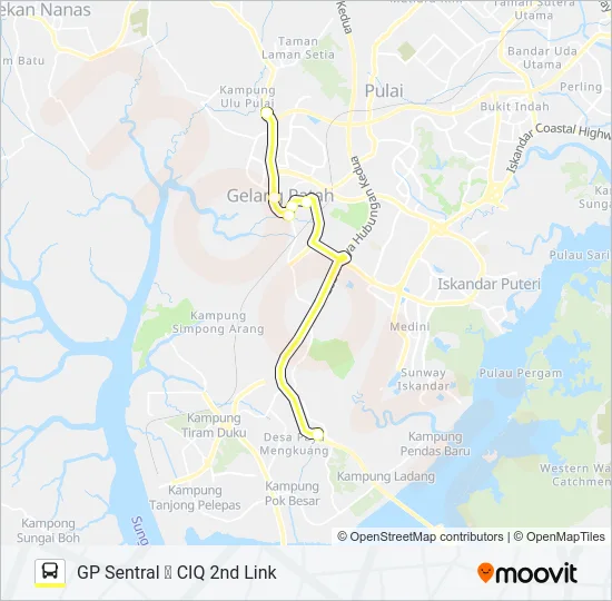 CW4G Bus Line Map
