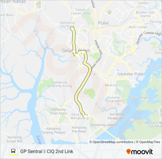CW4G Bus Line Map