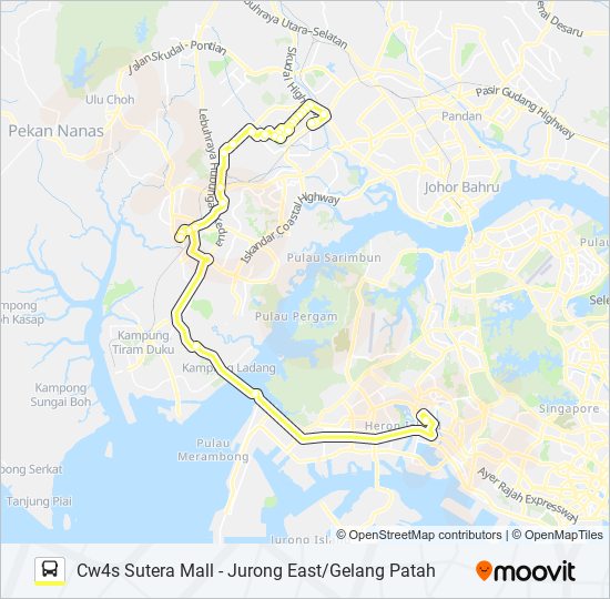 CW4S bus Line Map