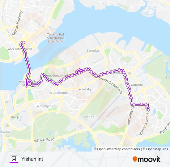 AC7 (ADVANCE COACH) Bus Line Map