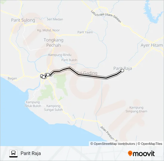 BP002 Bus Line Map