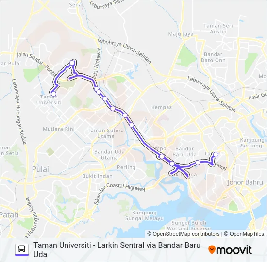 P211 Bus Line Map