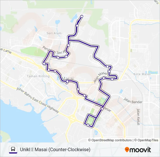 P312 Bus Line Map