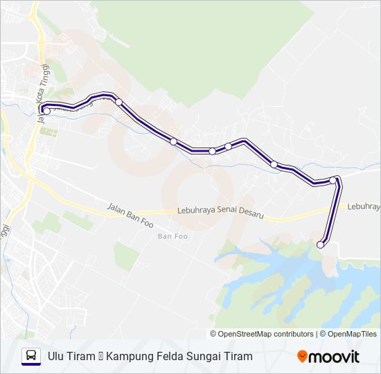 P313 bus Line Map