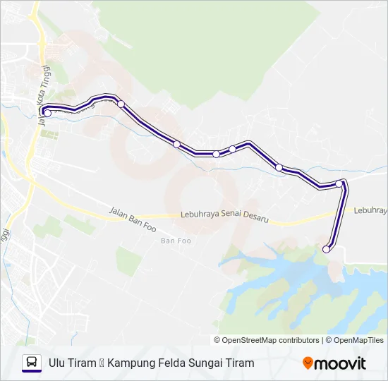 P313 Bus Line Map