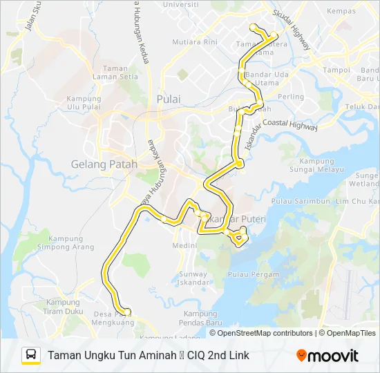SL1 Bus Line Map