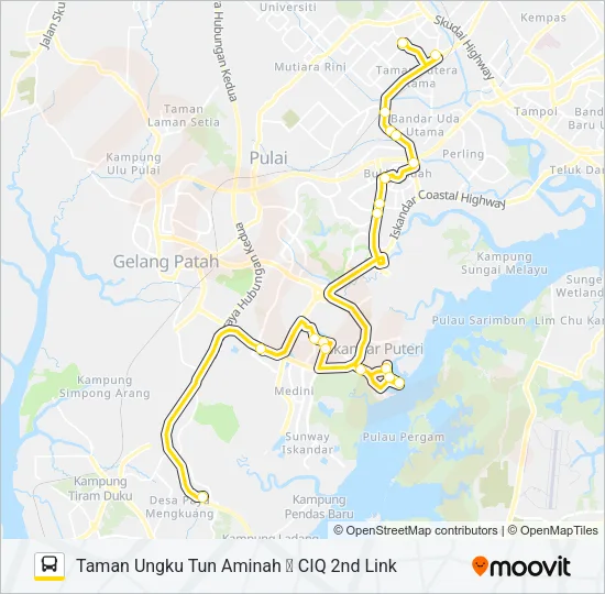 SL1 Bus Line Map
