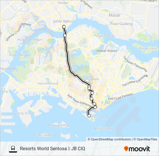 TS8 (TRANSTAR) Bus Line Map