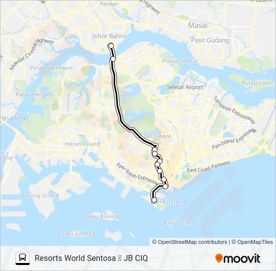 TS8 (TRANSTAR) Bus Line Map