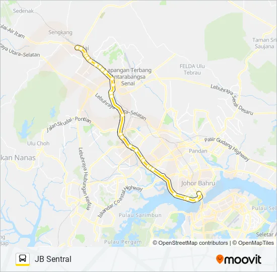 7B Bus Line Map