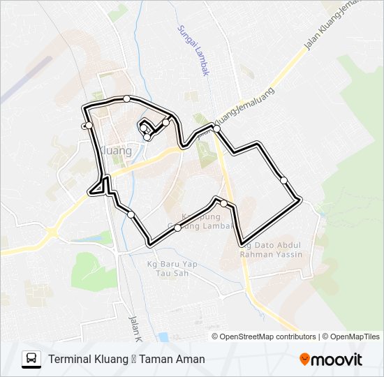 KL002 Bus Line Map