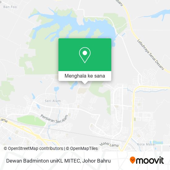 Peta Dewan Badminton uniKL MITEC