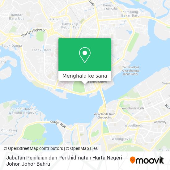 Peta Jabatan Penilaian dan Perkhidmatan Harta Negeri Johor