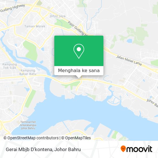 Peta Gerai Mbjb D'kontena