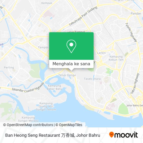 Peta Ban Heong Seng Restaurant 万香城