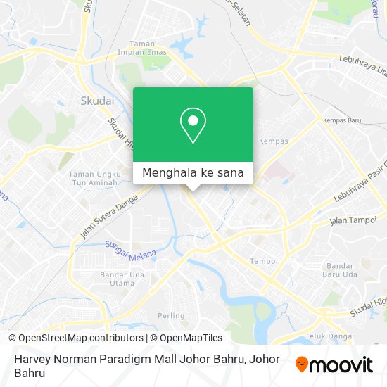 Peta Harvey Norman Paradigm Mall Johor Bahru
