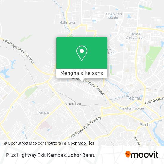 Peta Plus Highway Exit Kempas