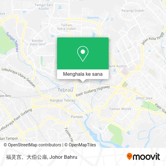 Peta 福灵宫。大伯公庙