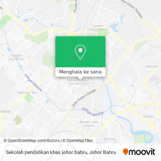 Peta Sekolah pendidikan khas johor bahru