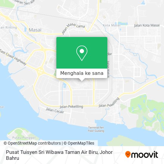 Peta Pusat Tuisyen Sri Wibawa Taman Air Biru