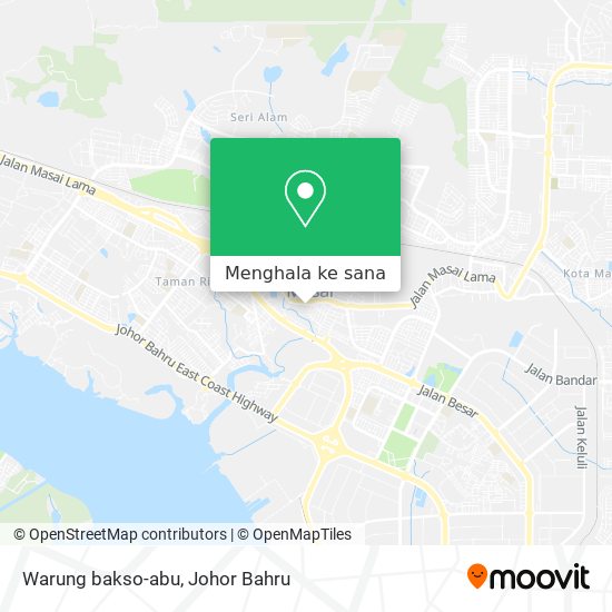 Peta Warung bakso-abu