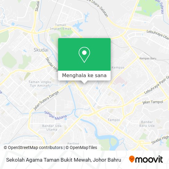 Peta Sekolah Agama Taman Bukit Mewah