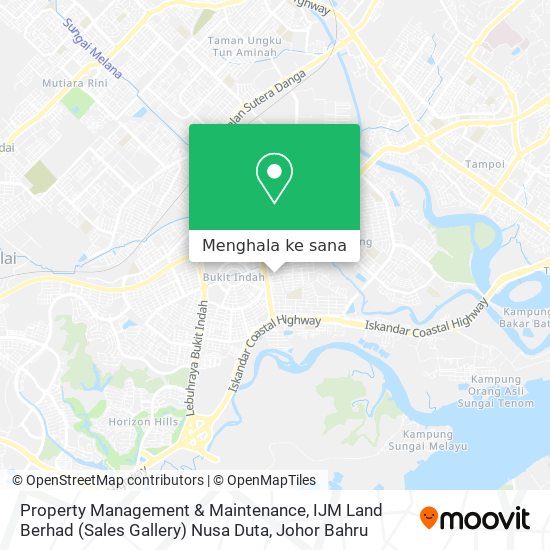 Peta Property Management & Maintenance, IJM Land Berhad (Sales Gallery) Nusa Duta