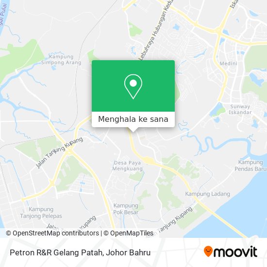 Peta Petron R&R Gelang Patah