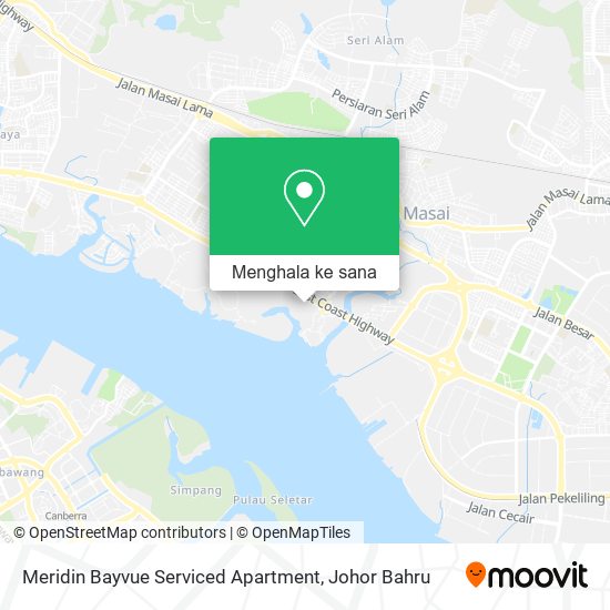 Peta Meridin Bayvue Serviced Apartment