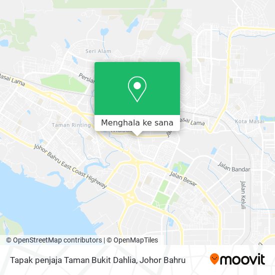 Peta Tapak penjaja Taman Bukit Dahlia