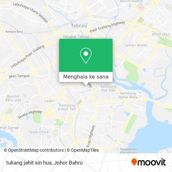 Peta tukang jahit sin hua