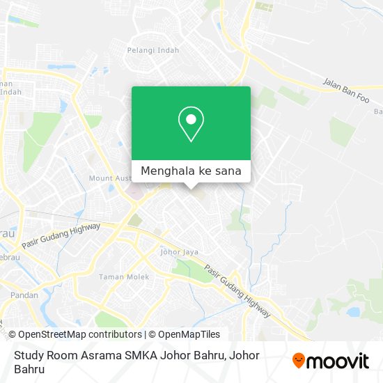 Peta Study Room Asrama SMKA Johor Bahru