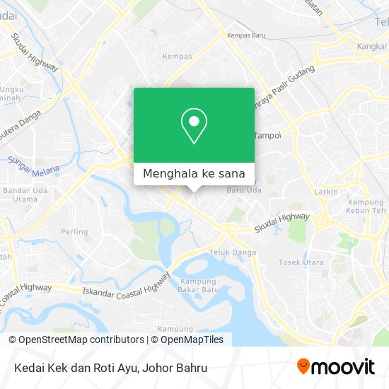 Peta Kedai Kek dan Roti Ayu
